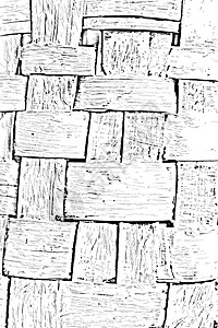 墙壁从树皮篮子中织起的抽象背景乡村木匠手工灰色部落森林农村木头背景图片
