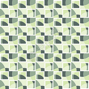 带方形的无缝反向模式正方形创造力网络长方形墙纸绿色波浪波浪状背景图片