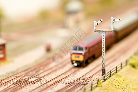 铁路信号旅行速度动车组楷模柴油机玩具复制品火车曲目机车背景图片