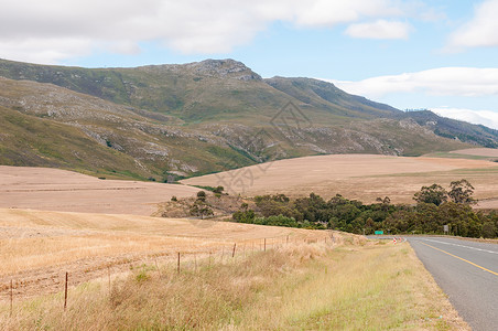 南非N2主要公路旁的景观 南非背景图片