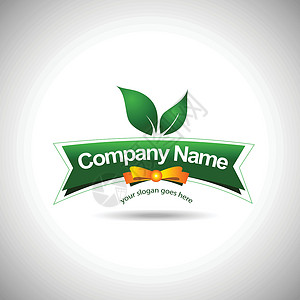 叶页标签Label Logo食物标识商业公司品牌推广叶子卡片插图创造力背景图片