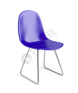 蓝塑料椅金属蓝色座位合金椅子餐椅家具办公室背景图片
