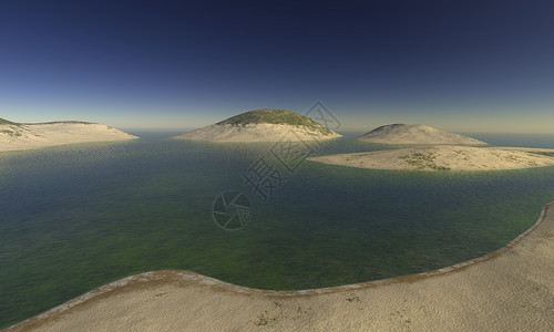 超真实地貌的数字图示Name海岸海洋阴影首脑全景插图山脉孤独风光岩石背景图片