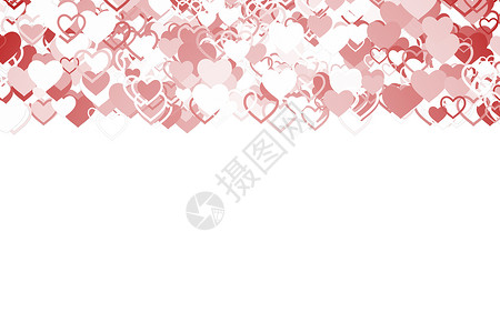 情人心脏设计粉色绘图计算机浪漫背景图片