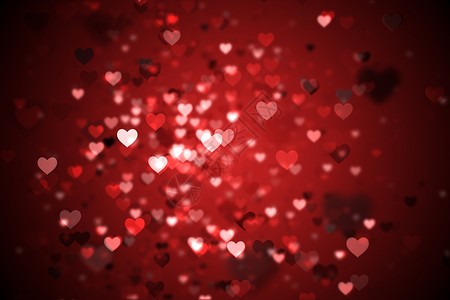情人心脏设计火花女人味红色绘图计算机背景图片