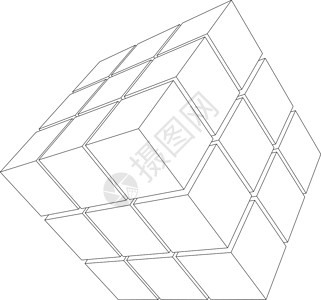 3d立方体矢量插图信息盒子正方形空白推介会艺术创造力长方形图表背景图片