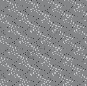 灰色和黑色点对角波的单色模式背景图片