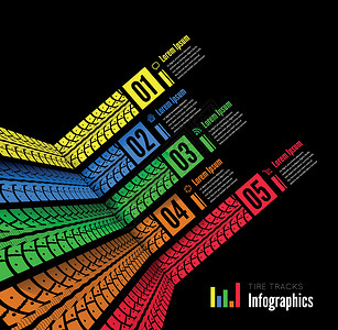 轮胎轨迹图背景背景生长自行车商业图表数字统计车辆柱子信息网络背景图片
