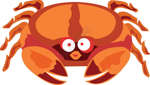 螃蟹绘画插图小路王国海洋动物生物中风骨骼黑色背景图片