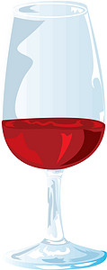 红酒市场红酒品尝玻璃插画