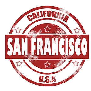 旧金山邮票城市墨水质量保修单划伤水印艺术品标签背景图片