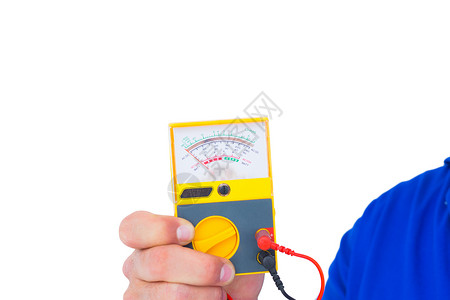 电工仪器电压充电压测试器背景