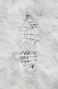雪中靴子的印象背景图片