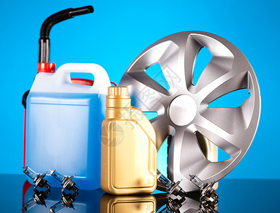 防冻液罐生动机动概念的汽车液体帮助贮存塑料工作室材料摄影瓶子化学品化学油桶背景