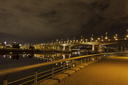 不列颠哥伦比亚温哥华Cambie桥高清图片