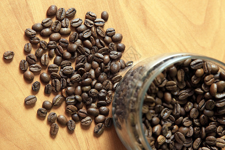 咖啡豆影棚棕色饮食农业彩色咖啡背景啤酒厂杯子白色背景图片