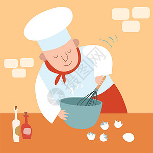 莫伦戈烹饪厨房插画