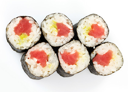寿司产品小吃美食白色海鲜午餐文化海藻背景图片