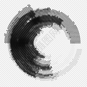 抽象背景 韦克托横幅数字运动推介会网络插图蓝色戒指圆圈技术背景图片