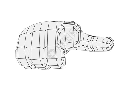 手对着照相机指着铁线框架身体手势一部分插图白色背景图片