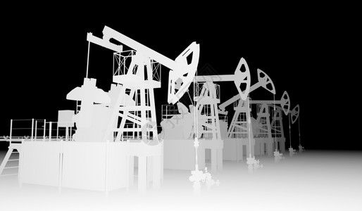 浮油泵的灰色钢板植物抽油机缓冲原油油井黑色钻机机器工业油田背景图片