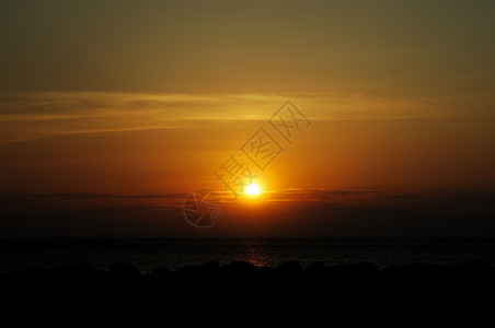 瑞典 马尔默瑞典太阳日落背景图片