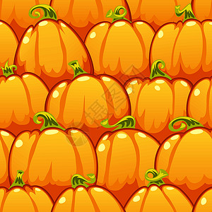 Pumpkins 无皮带无缝模式背景图片