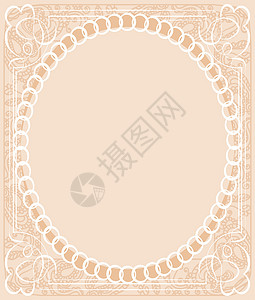 矢量框架墙纸插图邀请函标签褐色装饰装饰品边界白色卡片背景图片
