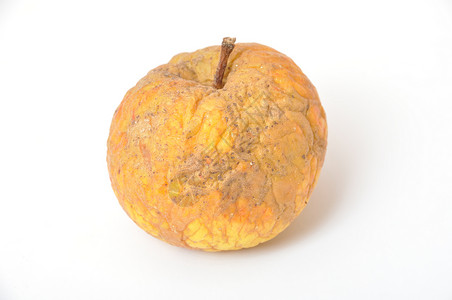 旧皱纹苹果摄影棕色水果黄色背景图片