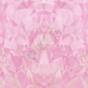 立体粉色三角形抽象粉红色背景空白水晶几何学插图墙纸马赛克三角形横幅折纸技术插画