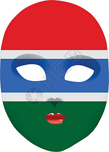 冈比亚面具背景图片
