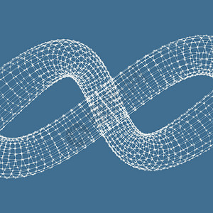 螺旋3D矢量说明纳米科学化学漩涡活力曲线学习网格研究技术背景图片