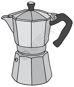 渗滤器Espresso 制造器插画