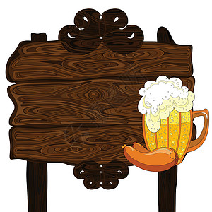 啤酒背景公告插图液体木板卡片酒吧横幅笔记气泡茶点背景图片