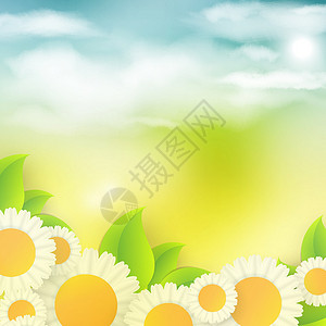 夏明翰明夏夏季矢量背景生态季节环境叶子生活艺术生长活力阳光插图设计图片