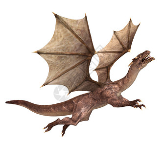 腾飞龙翅膀幻想怪物童话爬虫魔法艺术插图动物神话背景图片