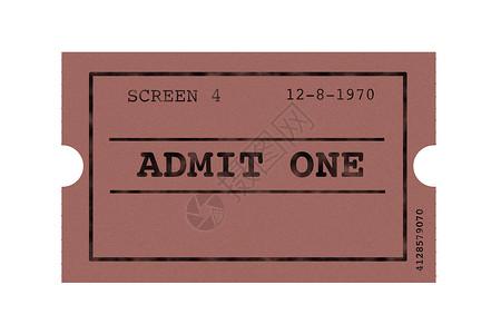 电影机票棕色预定座位录取入口黑色编号数字娱乐绘画背景图片