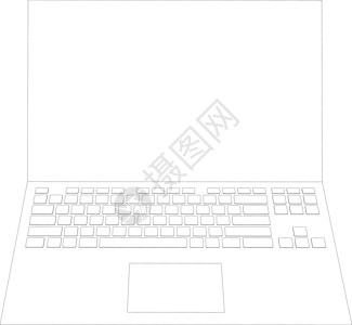 笔记本草图概念特写视图电脑电子产品互联网屏幕键盘技术背景图片