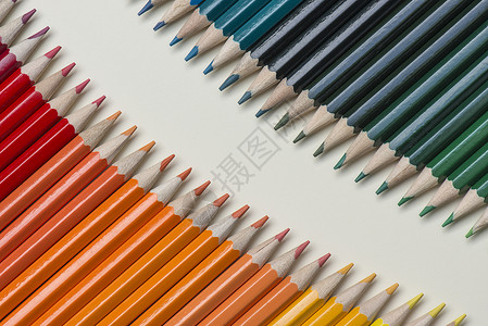 木色铅笔木头彩虹石墨颜料活页背景图片