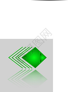 抽象几何绿色三角形模式生态海报徽章光谱小册子环境推介会打印网站艺术背景图片