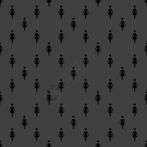 女性上厕所的网页图标 平板设计 无缝模式购物中心女孩房间合伙浴室性别男生厕所洗手间卫生背景图片