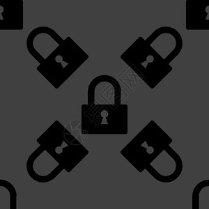 锁板网页图标 平面设计 无缝模式钥匙灰色维修保护机械网络安全乐器密码网站背景图片