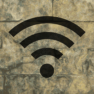 移动WiFiWIFI 平坦的现代网络按钮和文本空间电脑民众局域网作品互联网技术路由器插图收藏商业插画