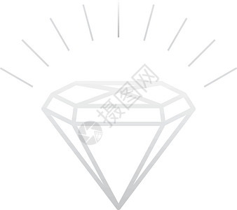 钻石珠宝按钮网页网站收藏奢华圆圈石头水晶插图宝石背景图片