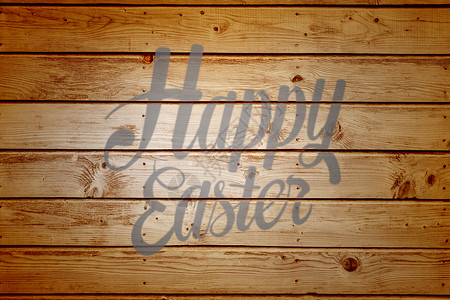 快乐的复活节综合形象木头木板问候语绘图计算机背景图片