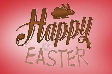 喜悦的东方图形综合图像红色插图巧克力计算机兔子绘图问候语背景图片