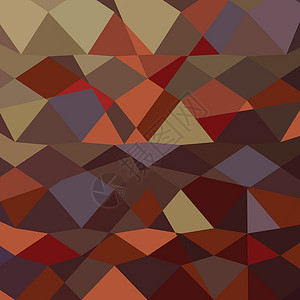 抽象低多边形背景像素化三角形三角折纸多面体红色棕色奶油测量马赛克背景图片