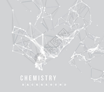 抽象网络连接背景电脑粒子技术净空间生物学绘画化学全球社会三角形背景图片