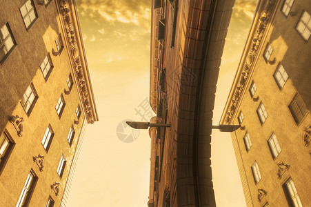 建筑结构概念形象天空建筑学地标天际场景街道商业背景图片