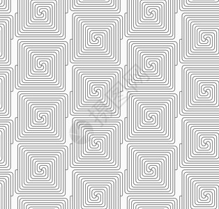 连接行螺旋的平面灰色方格背景图片